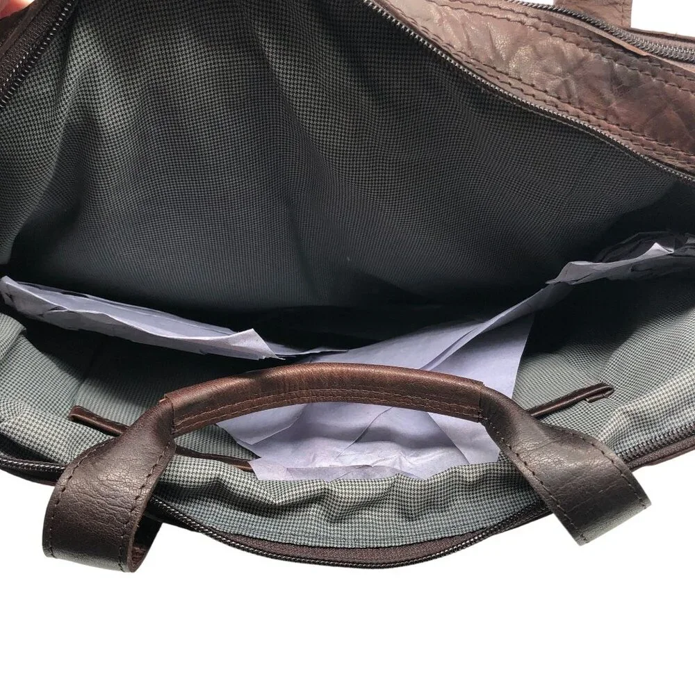 Spike & Sparrow Sawyer Dark Brown Genuine Leather Business Laptop Messenger Bag